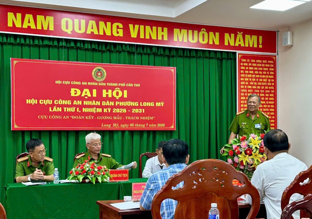 Cần Thơ: Thành lập Hội Cựu CAND phường Long Mỹ, nhiệm kỳ 2026 - 2031