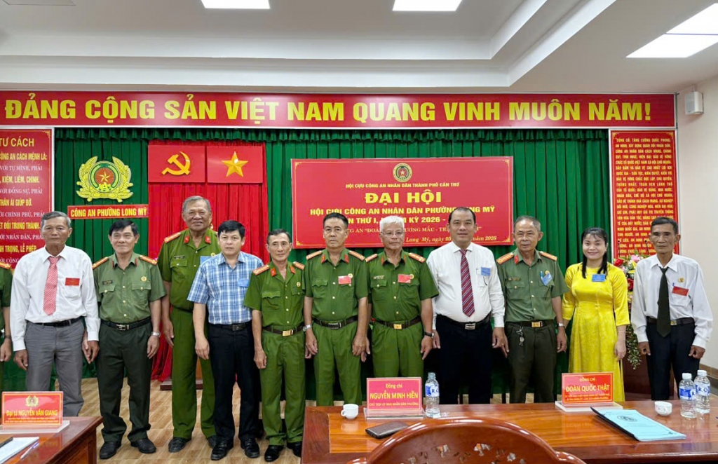 Cần Thơ: Thành lập Hội Cựu CAND phường Long Mỹ, nhiệm kỳ 2026 - 2031