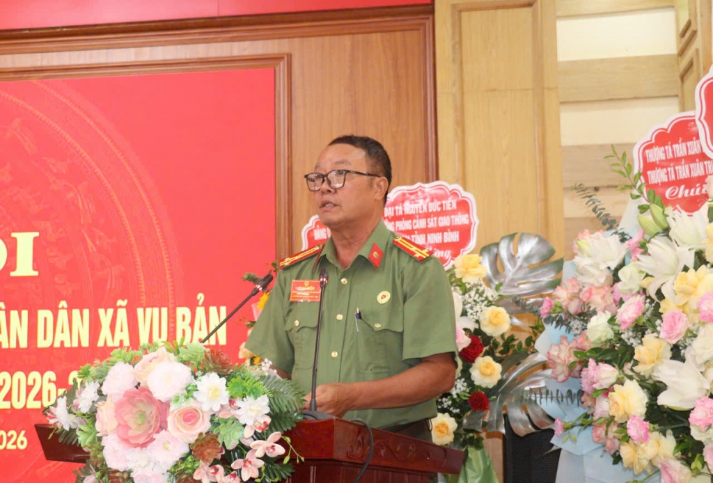 Ninh Bình: Thành lập Hội Cựu CAND xã Vụ Bản, nhiệm kỳ 2026 - 2031