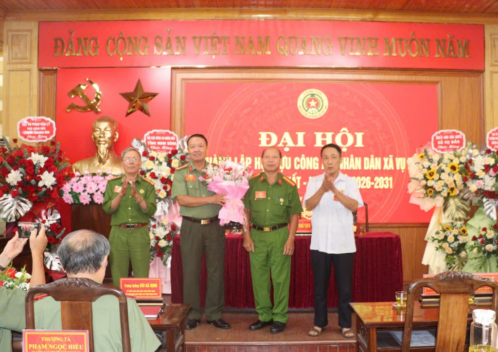 Ninh Bình: Thành lập Hội Cựu CAND xã Vụ Bản, nhiệm kỳ 2026 - 2031