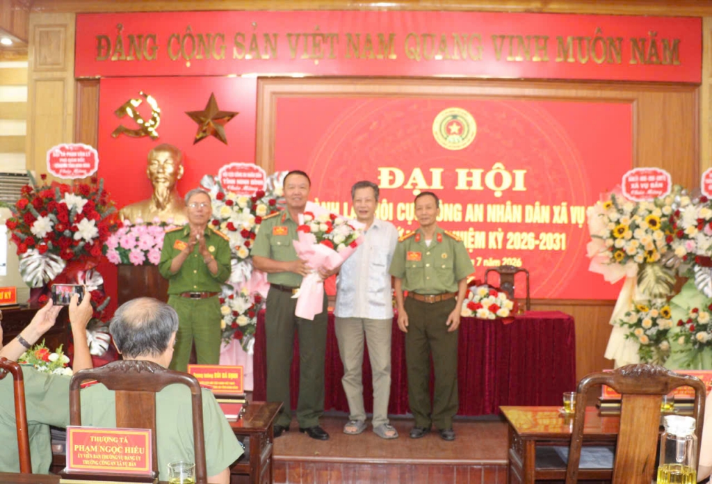 Ninh Bình: Thành lập Hội Cựu CAND xã Vụ Bản, nhiệm kỳ 2026 - 2031