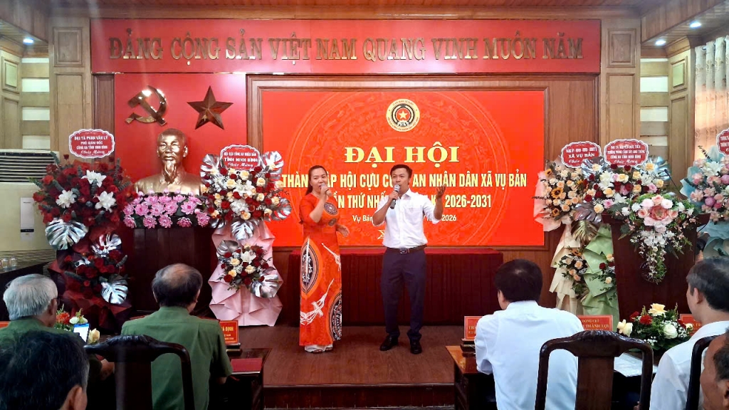 Ninh Bình: Thành lập Hội Cựu CAND xã Vụ Bản, nhiệm kỳ 2026 - 2031