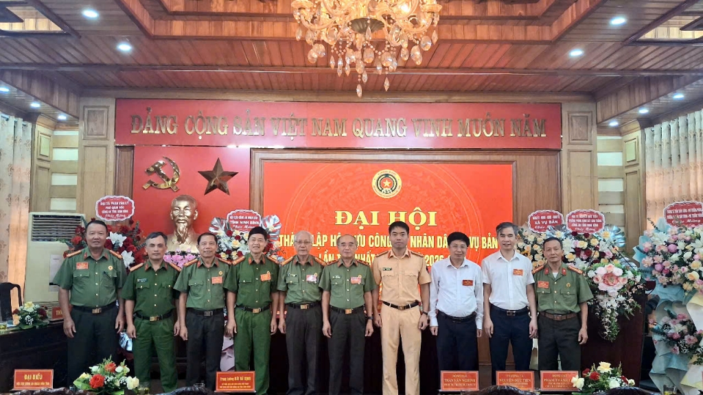 Ninh Bình: Thành lập Hội Cựu CAND xã Vụ Bản, nhiệm kỳ 2026 - 2031