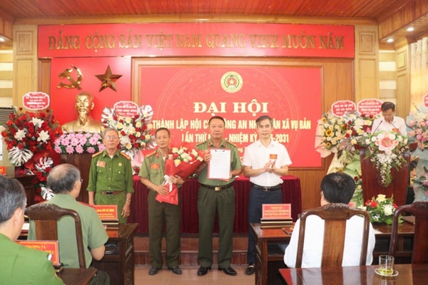 Ninh Bình: Thành lập Hội Cựu CAND xã Vụ Bản, nhiệm kỳ 2026 - 2031