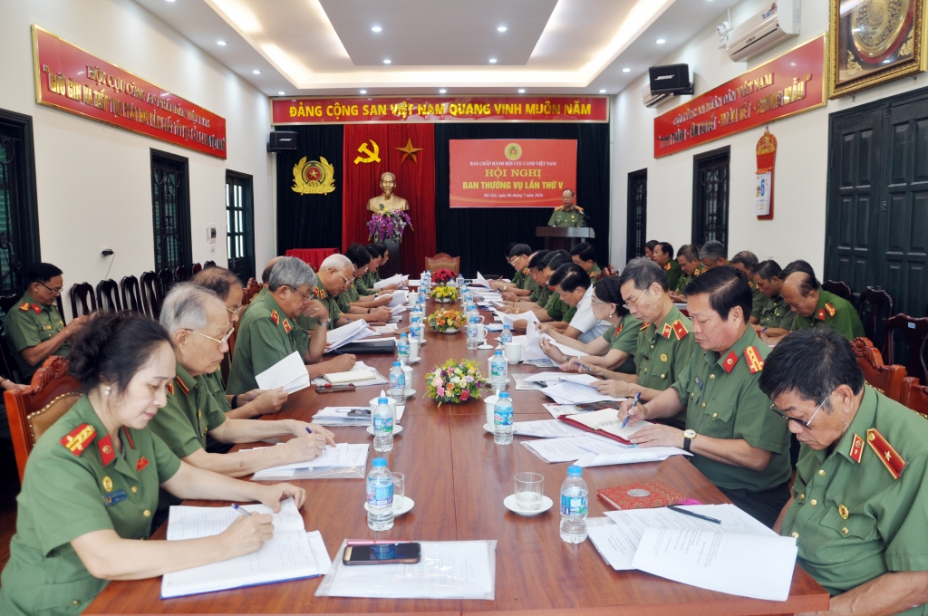 Ban Thường vụ Hội Cựu CAND Việt Nam: Định hướng chiến lược và chuẩn bị cho nhiệm kỳ mới