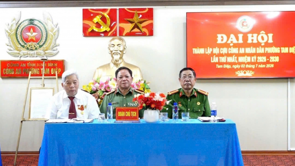 Ninh Bình: Thành lập Hội Cựu CAND phường Tam Điệp, nhiệm kỳ 2026 - 2030