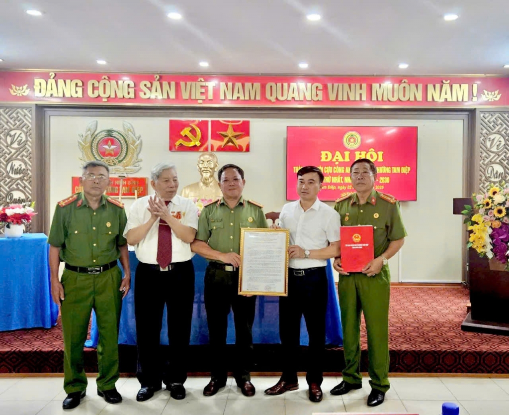 Ninh Bình: Thành lập Hội Cựu CAND phường Tam Điệp, nhiệm kỳ 2026 - 2030