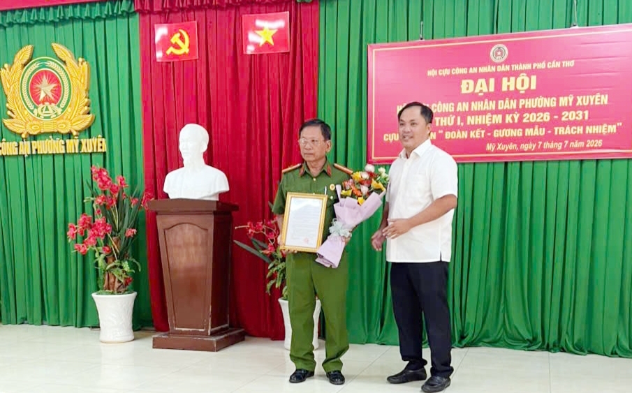 Cần Thơ: Thành lập Hội Cựu CAND phường Mỹ Xuyên, nhiệm kỳ 2026 - 2031