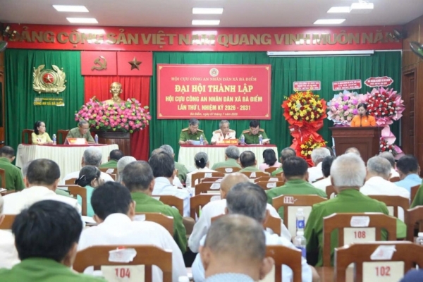 TP.HCM: Thành lập Hội Cựu CAND xã Bà Điểm, nhiệm kỳ 2026 - 2031