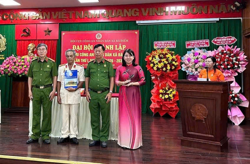 TP.HCM: Thành lập Hội Cựu CAND xã Bà Điểm, nhiệm kỳ 2026 - 2031