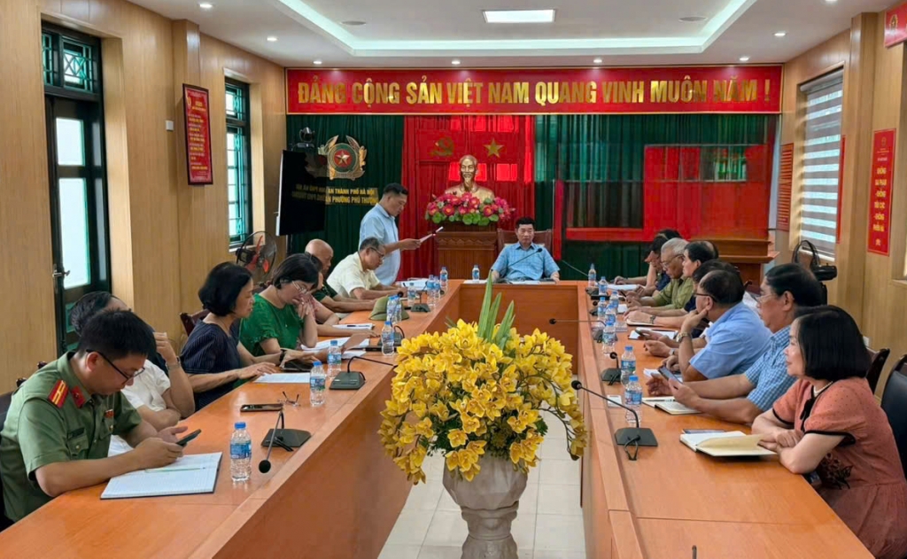 Hà Nội: Hội Cựu CAND phường Phú Thượng kiện toàn tổ chức, triển khai nhiệm vụ 6 tháng cuối năm