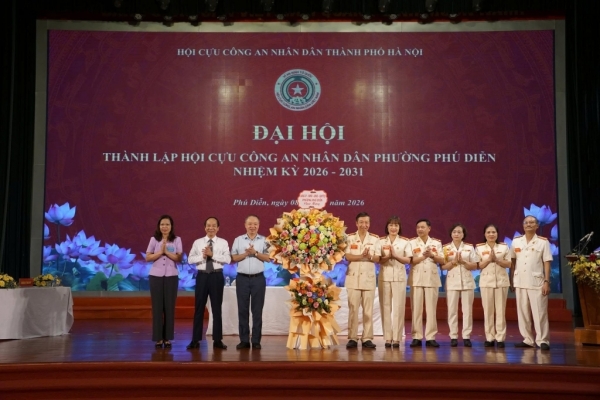 Hà Nội: Thành lập Hội Cựu CAND phường Phú Diễn, nhiệm kỳ 2026 - 2031