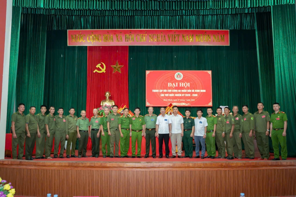 Ninh Bình: Thành lập Hội Cựu CAND xã Bình Minh, nhiệm kỳ 2026 - 2030