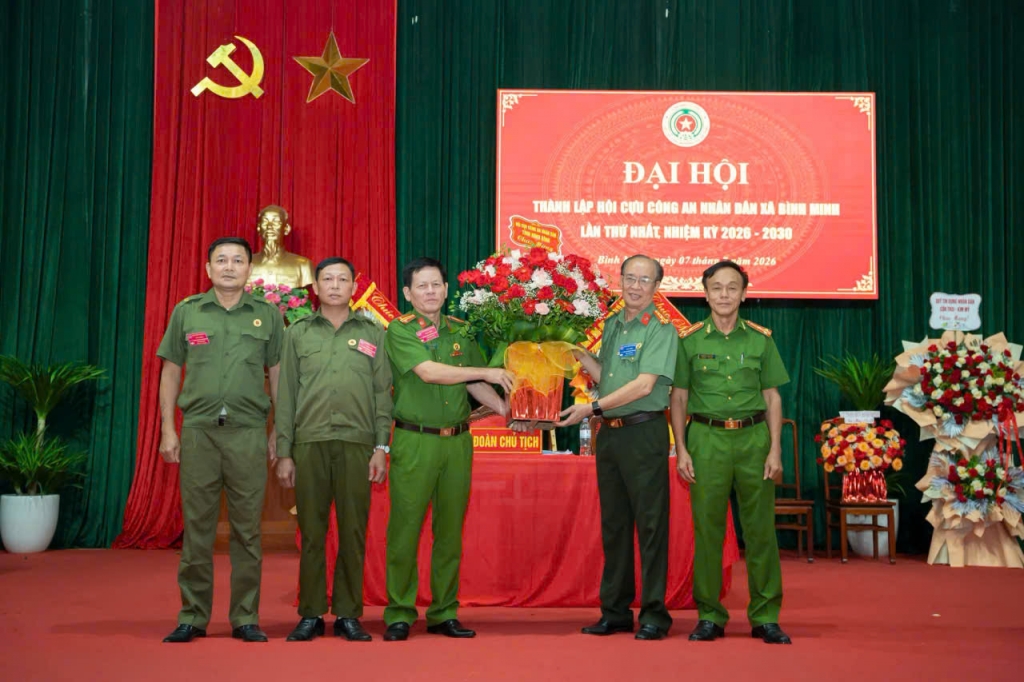 Ninh Bình: Thành lập Hội Cựu CAND xã Bình Minh, nhiệm kỳ 2026 - 2030