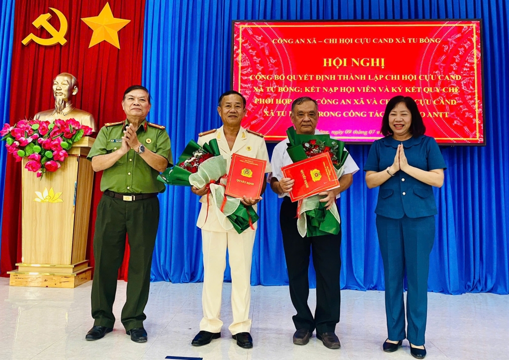 Khánh Hòa: Thành lập Chi hội Cựu CAND xã Tu Bông