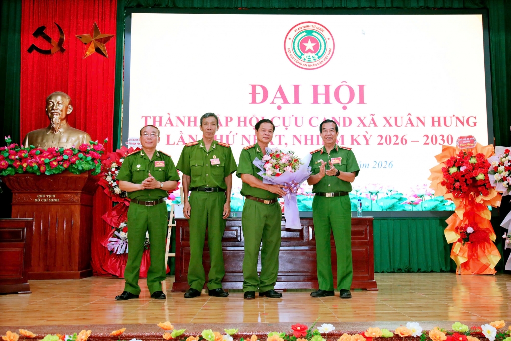 Ninh Bình: Thành lập Hội Cựu CAND xã Xuân Hưng, nhiệm kỳ 2026 - 2030