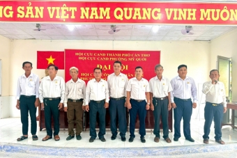 Cần Thơ: Thành lập Hội Cựu CAND phường Mỹ Quới, nhiệm kỳ 2026 - 2031