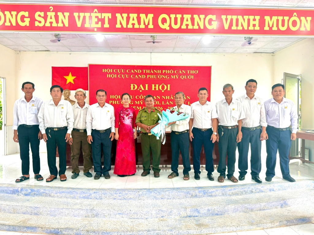 Cần Thơ: Thành lập Hội Cựu CAND phường Mỹ Quới, nhiệm kỳ 2026 - 2031