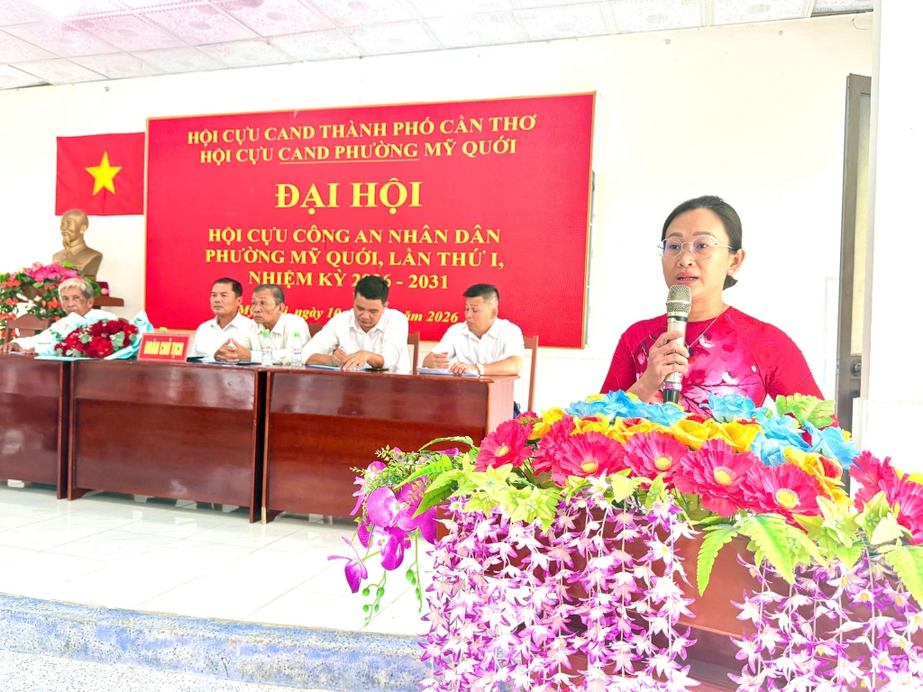 Cần Thơ: Thành lập Hội Cựu CAND phường Mỹ Quới, nhiệm kỳ 2026 - 2031