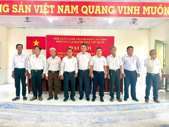 Cần Thơ: Thành lập Hội Cựu CAND phường Mỹ Quới, nhiệm kỳ 2026 - 2031