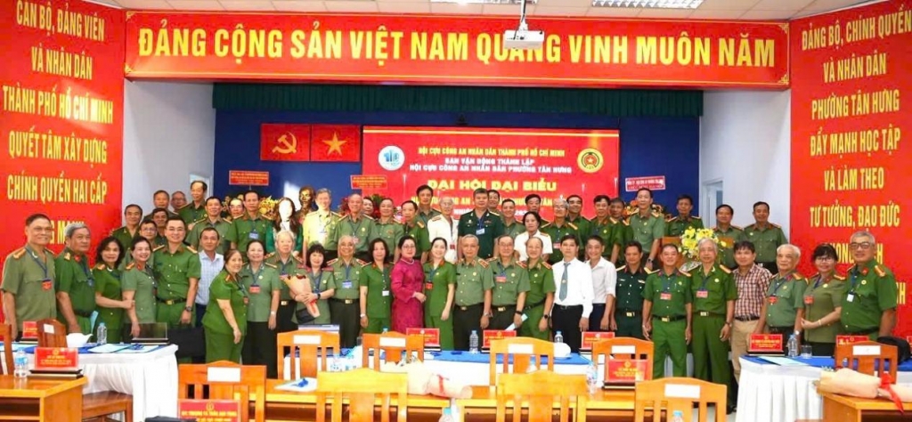 TP.HCM: Thành lập Hội Cựu CAND phường Tân Hưng, nhiệm kỳ 2026 - 2031