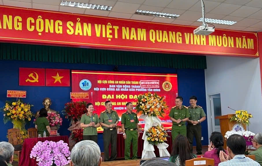 TP.HCM: Thành lập Hội Cựu CAND phường Tân Hưng, nhiệm kỳ 2026 - 2031