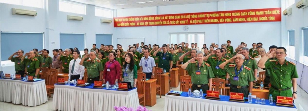 TP.HCM: Thành lập Hội Cựu CAND phường Tân Hưng, nhiệm kỳ 2026 - 2031