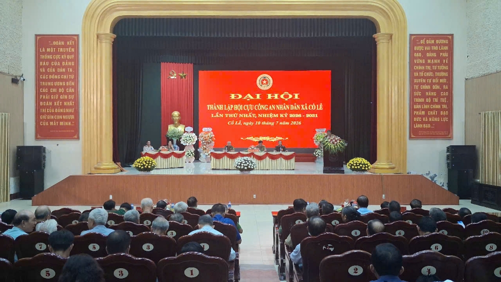 Ninh Bình: Thành lập Hội Cựu CAND xã Cổ Lễ, nhiệm kỳ 2026 - 2031 Ninh Bình: Thành lập Hội Cựu CAND xã Cổ Lễ, nhiệm kỳ 2026 - 2031