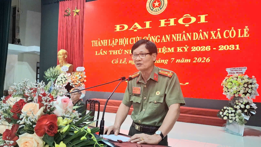 Ninh Bình: Thành lập Hội Cựu CAND xã Cổ Lễ, nhiệm kỳ 2026 - 2031 Ninh Bình: Thành lập Hội Cựu CAND xã Cổ Lễ, nhiệm kỳ 2026 - 2031