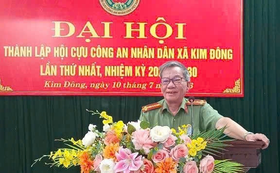 Ninh Bình: Thành lập Hội Cựu CAND xã Kim Đông, nhiệm kỳ 2026   2030