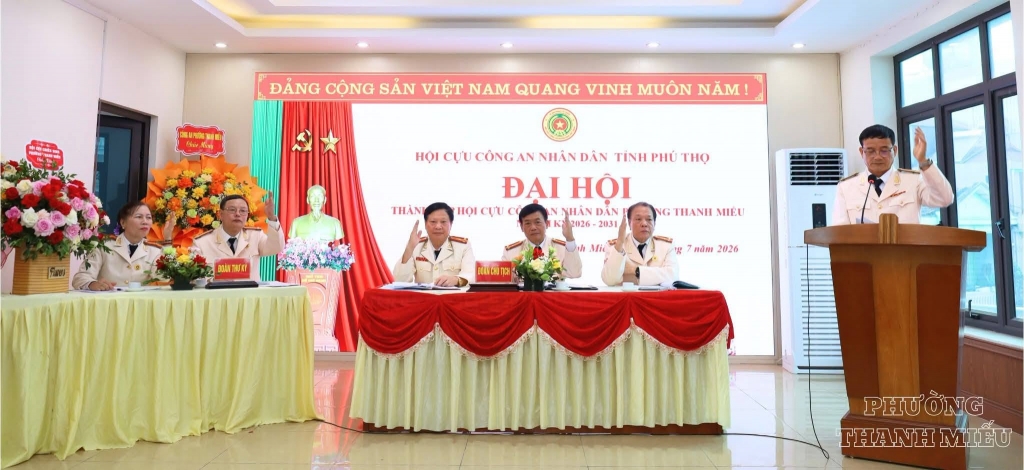 Phú Thọ: Thành lập Hội Cựu CAND phường Thanh Miếu, nhiệm kỳ 2026 - 2031