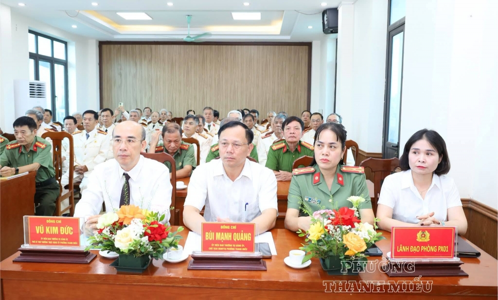 Phú Thọ: Thành lập Hội Cựu CAND phường Thanh Miếu, nhiệm kỳ 2026   2031