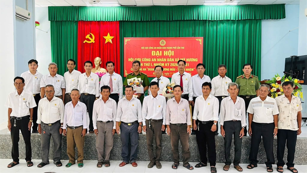 Cần Thơ: Thành lập Hội Cựu CAND xã Mỹ Hương, nhiệm kỳ 2026 - 2031