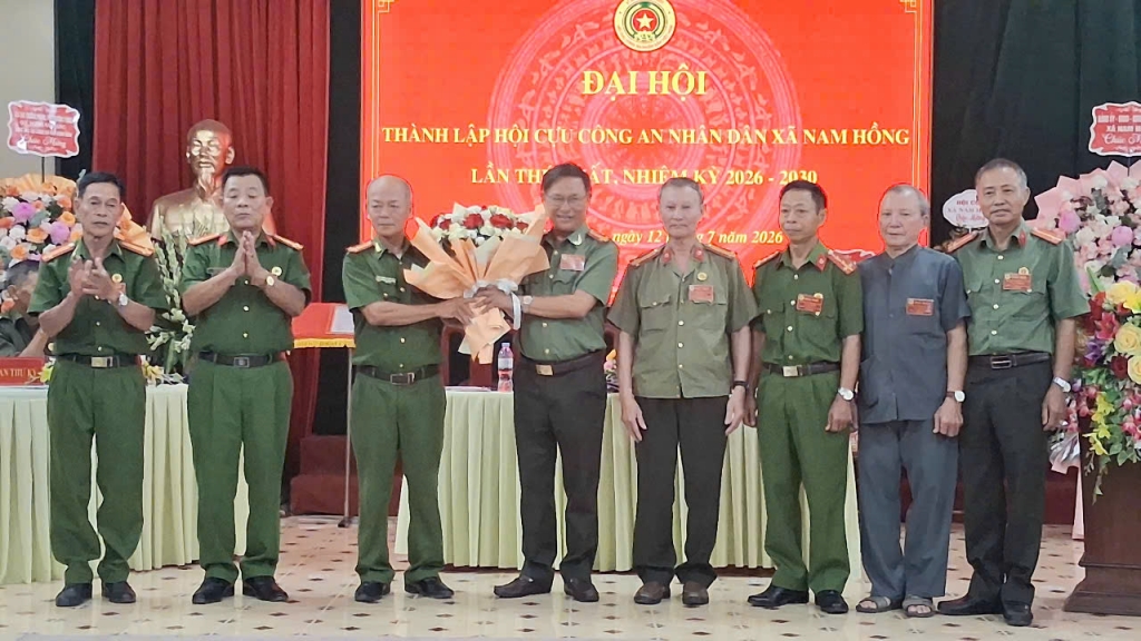 Ninh Bình: Thành lập Hội Cựu CAND xã Nam Hồng, nhiệm kỳ 2026 - 2030