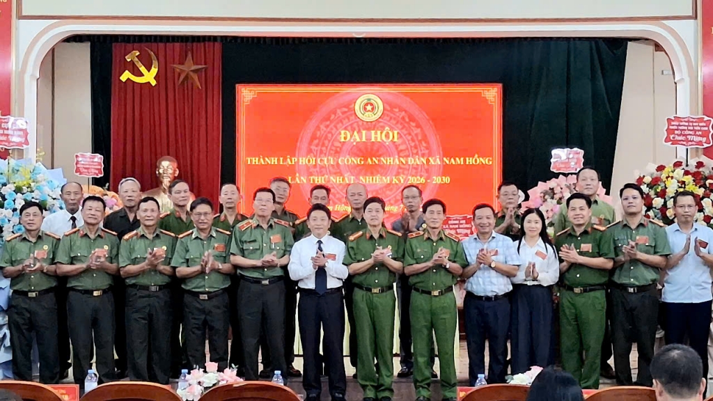 Ninh Bình: Thành lập Hội Cựu CAND xã Nam Hồng, nhiệm kỳ 2026 - 2030