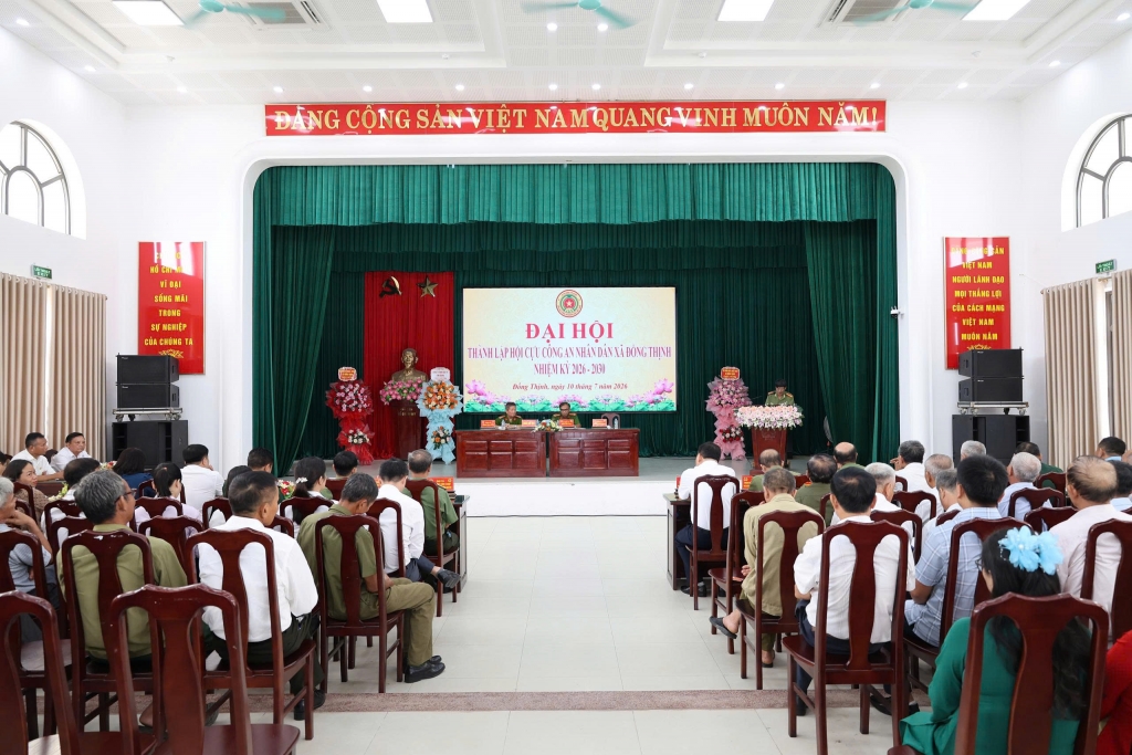Ninh Bình: Thành lập Hội Cựu CAND xã Đồng Thịnh, nhiệm kỳ 2026 - 2030 Ninh Bình: Thành lập Hội Cựu CAND xã Đồng Thịnh, nhiệm kỳ 2026 - 2030