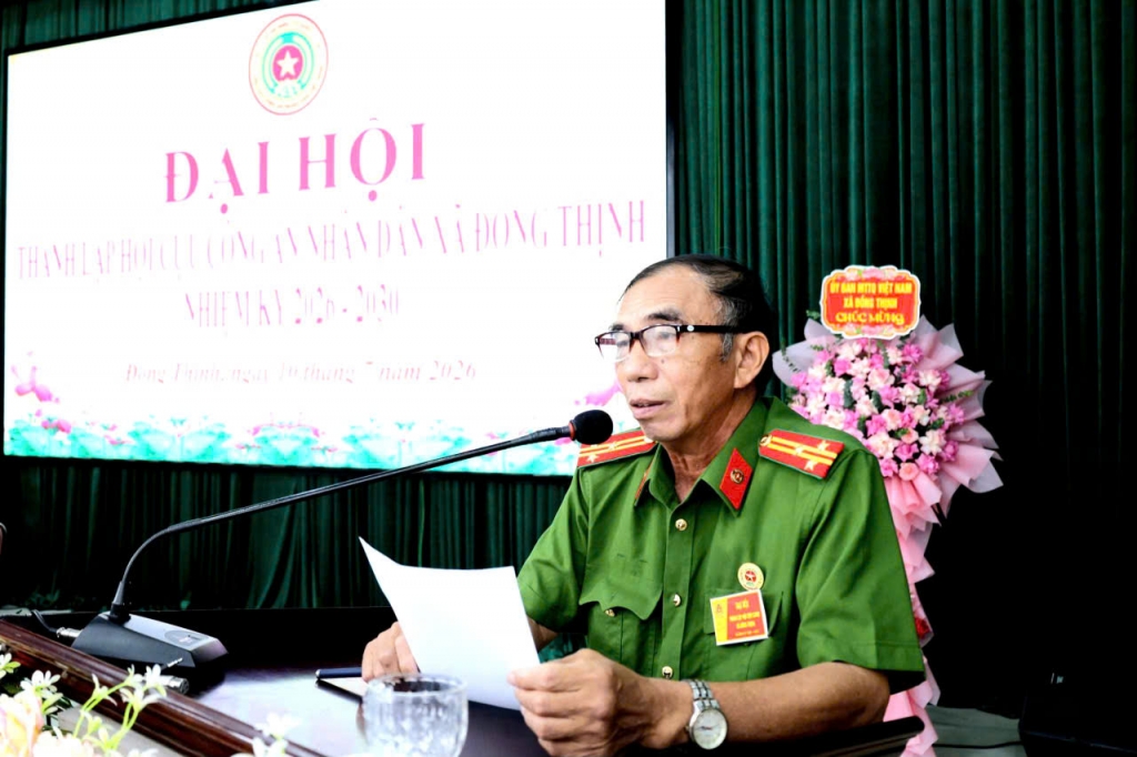 Ninh Bình: Thành lập Hội Cựu CAND xã Đồng Thịnh, nhiệm kỳ 2026 - 2030 Ninh Bình: Thành lập Hội Cựu CAND xã Đồng Thịnh, nhiệm kỳ 2026 - 2030