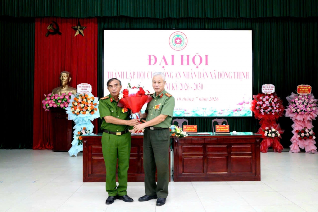 Ninh Bình: Thành lập Hội Cựu CAND xã Đồng Thịnh, nhiệm kỳ 2026 - 2030