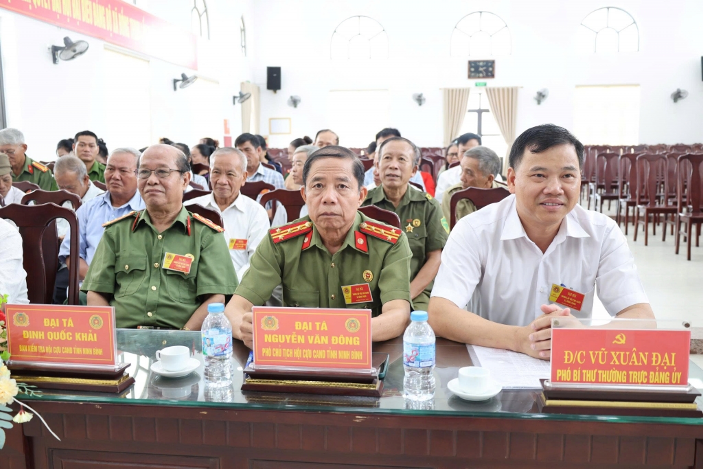Ninh Bình: Thành lập Hội Cựu CAND xã Đồng Thịnh, nhiệm kỳ 2026 - 2030
