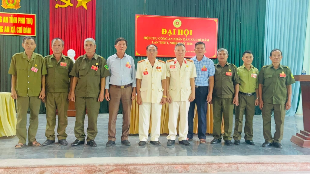 Phú Thọ: Thành lập Hội Cựu CAND xã Chí Đám, nhiệm kỳ 2026 - 2031