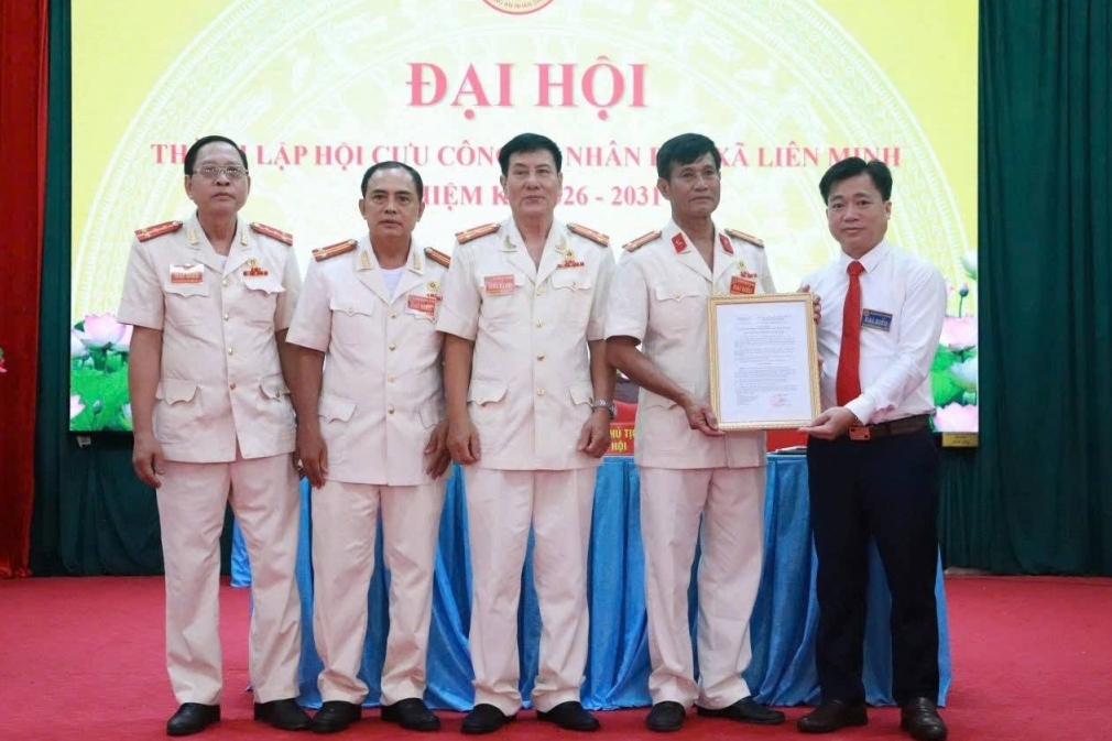 Phú Thọ: Thành lập Hội Cựu CAND xã Liên Minh, nhiệm kỳ 2026 - 2031
