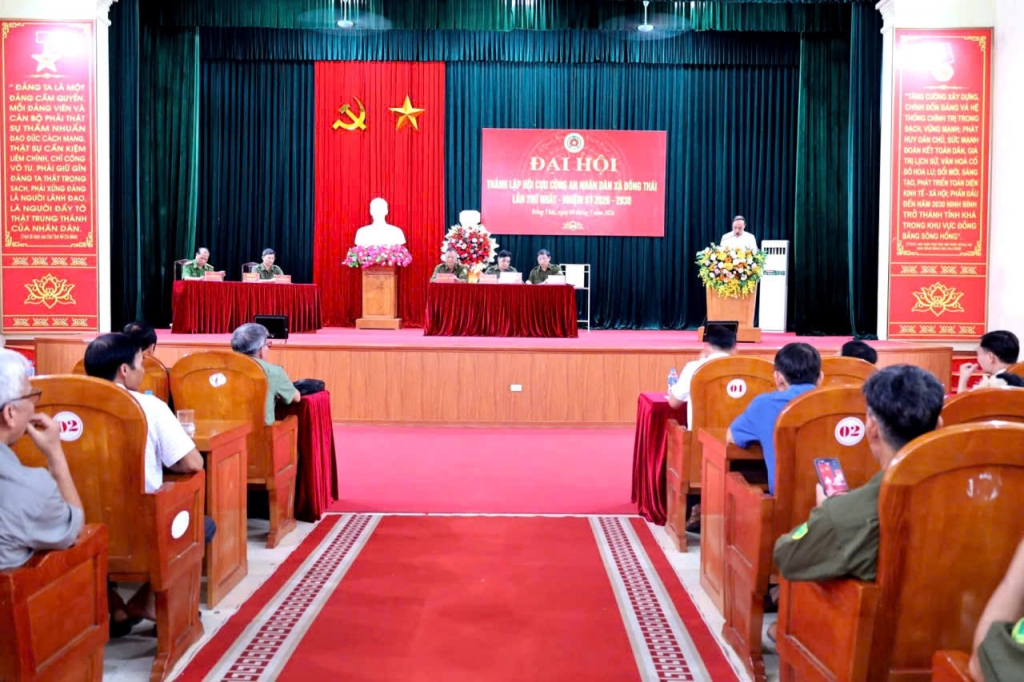 Ninh Bình: Thành lập Hội Cựu CAND xã Đồng Thái, nhiệm kỳ 2026 - 2030