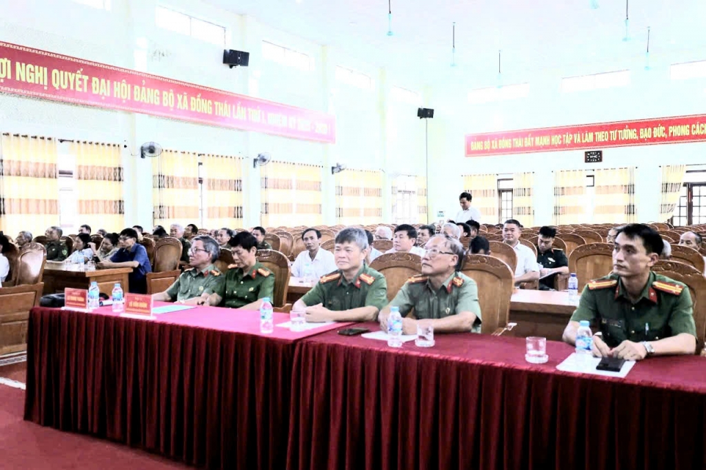 Ninh Bình: Thành lập Hội Cựu CAND xã Đồng Thái, nhiệm kỳ 2026 - 2030
