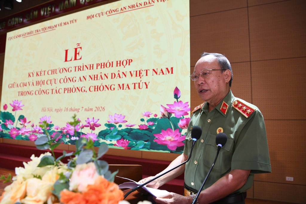 Cục C04 và Hội Cựu CAND Việt Nam phối hợp trong công tác phòng, chống ma túy