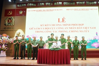 Cục C04 và Hội Cựu CAND Việt Nam phối hợp trong công tác phòng, chống ma túy