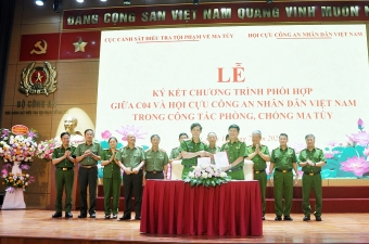 Cục C04 và Hội Cựu CAND Việt Nam phối hợp trong công tác phòng, chống ma túy