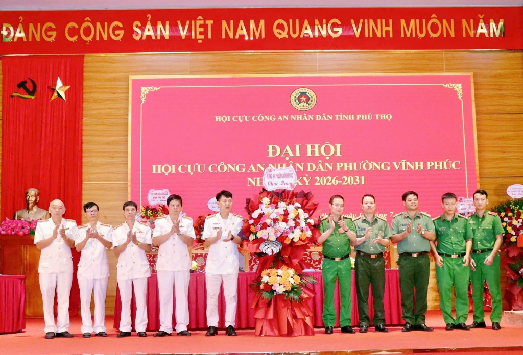 Phú Thọ: Thành lập Hội Cựu CAND phường Vĩnh Phúc, nhiệm kỳ 2026 - 2031