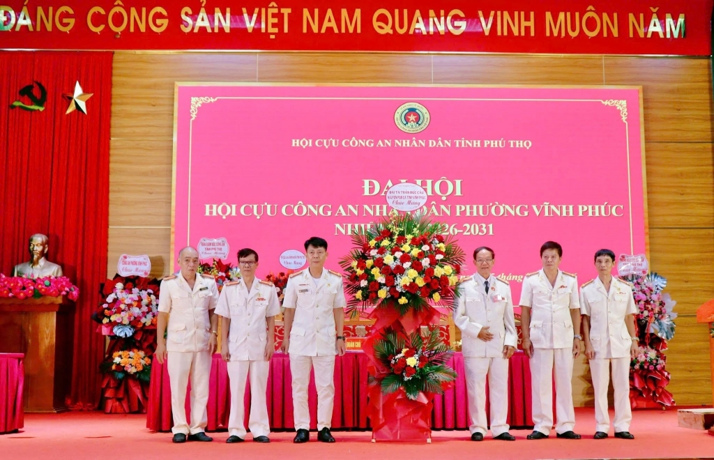 Phú Thọ: Thành lập Hội Cựu CAND phường Vĩnh Phúc, nhiệm kỳ 2026 - 2031