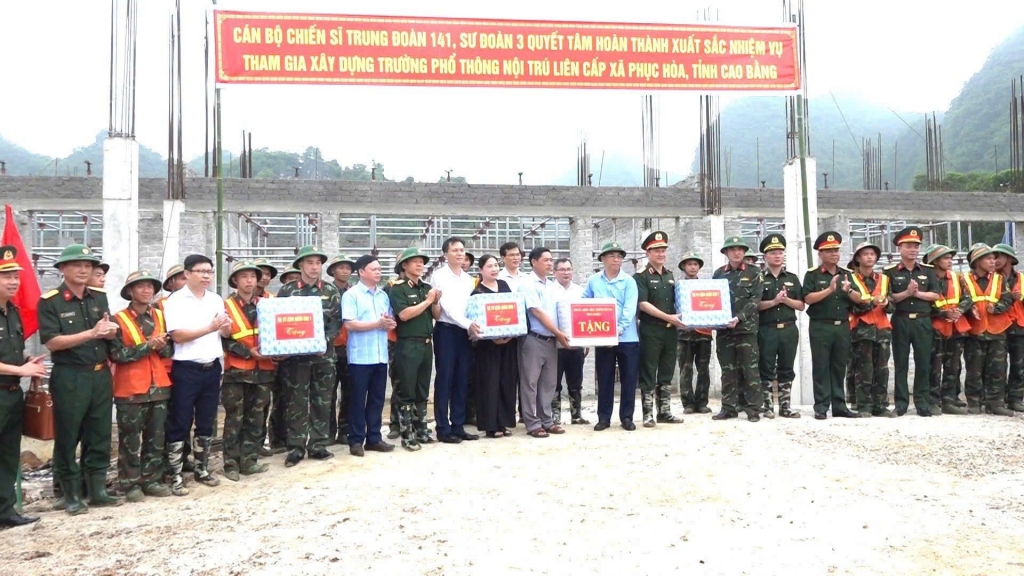 Cao Bằng nhân rộng mô hình huy động toàn dân hỗ trợ xây dựng trường phổ thông nội trú liên cấp