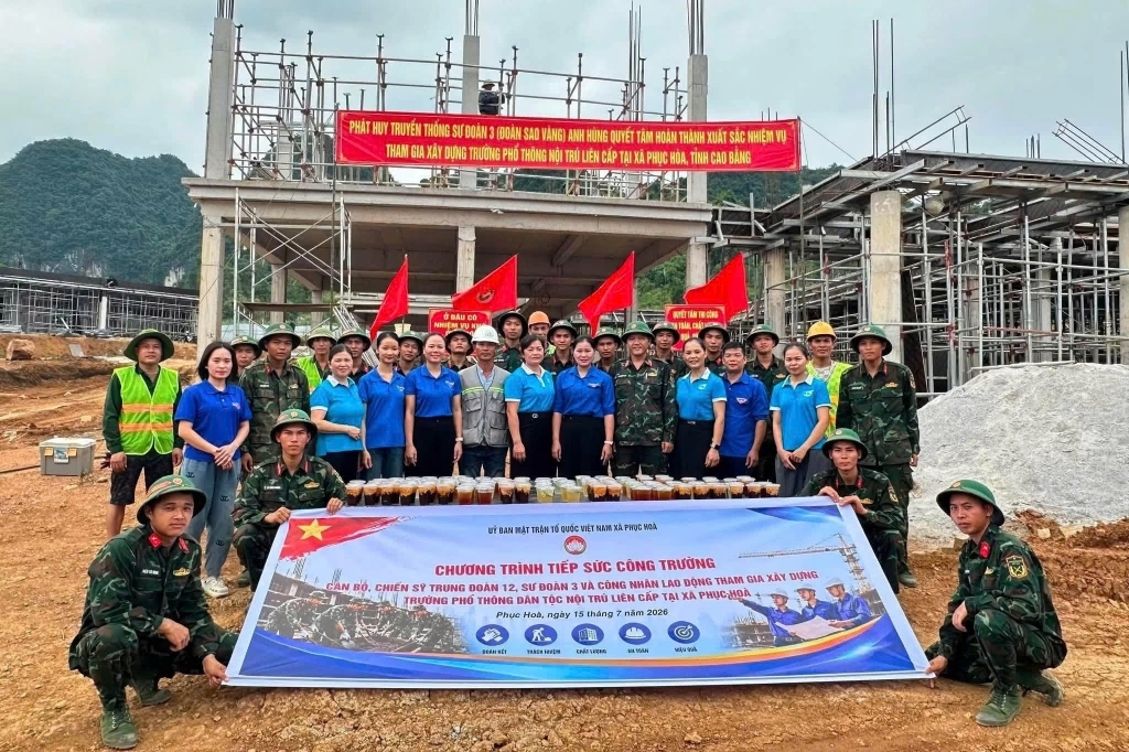 Cao Bằng nhân rộng mô hình huy động toàn dân hỗ trợ xây dựng trường phổ thông nội trú liên cấp